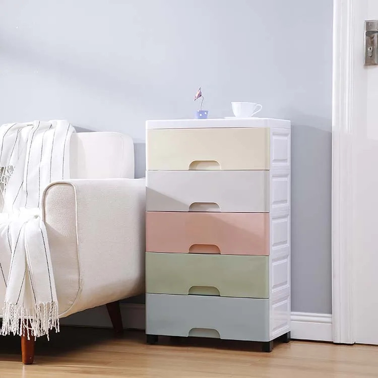 
Hot Sale Marcaron Color Baby Plastic Drawer Cabinet  (62445763573)