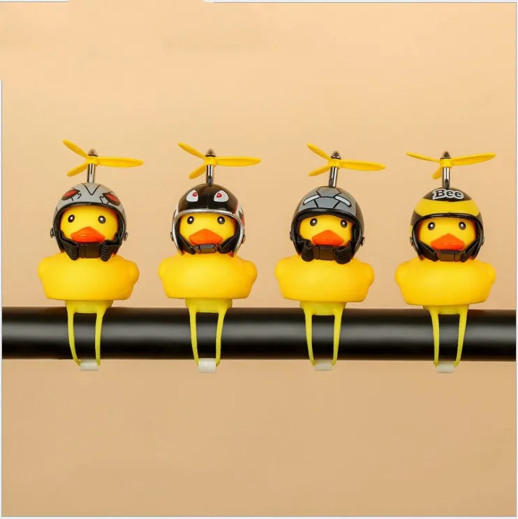 Оптовая продажа, дешевый маленький желтый водонепроницаемый велосипедный руль, мультяшный эластичный бандаж, велосипедный Звонок