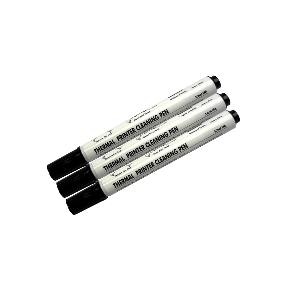 Contains 99.9% Isopropyl Alcohol IPA Cleaning Pens for Inkjet Thermal Printer Head Cleaning
