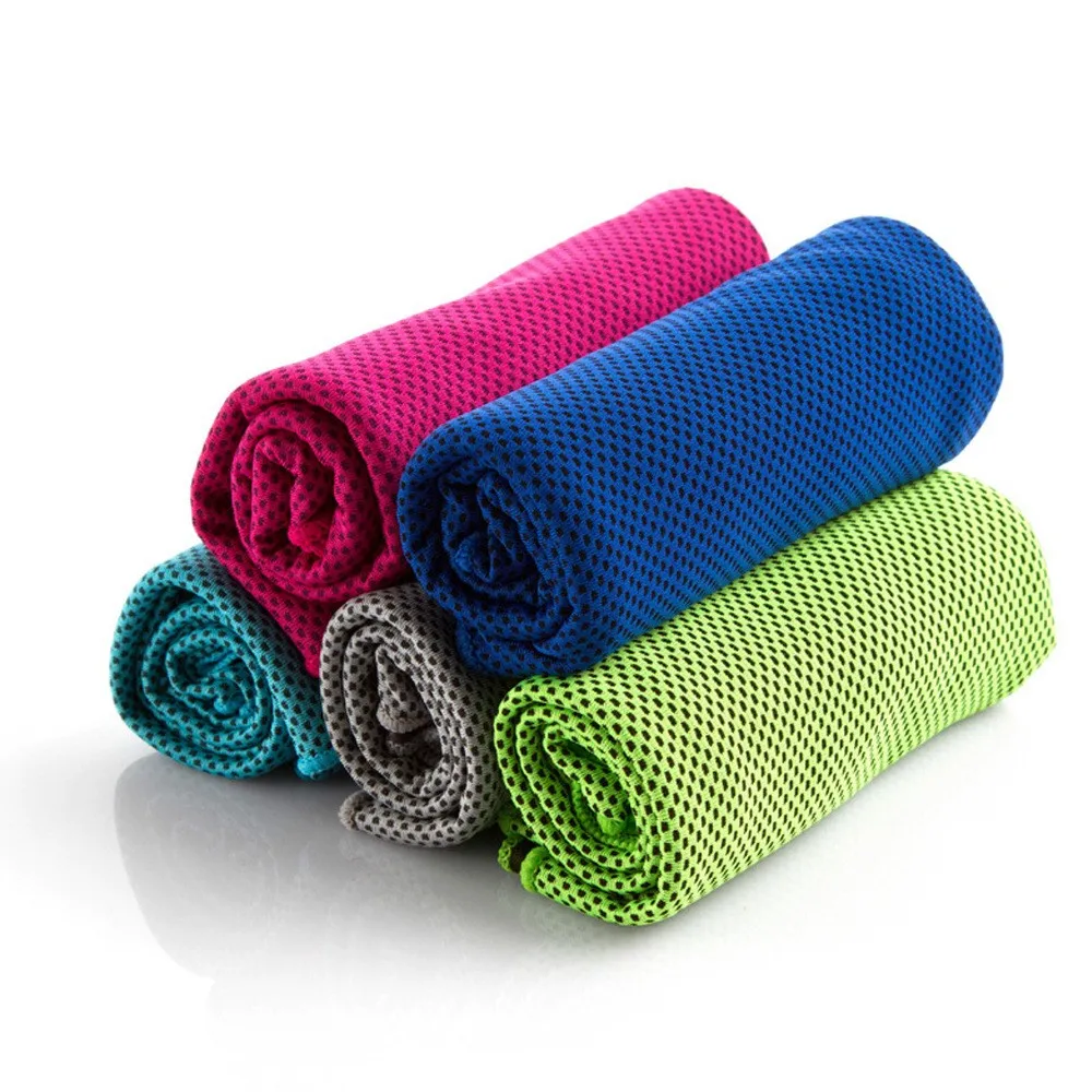 Gym Towels Customprint Microfiber Sport Cooling Custom Towel Adult Sports Items Rectangle Micro Sports Fiber Towel Solid Color