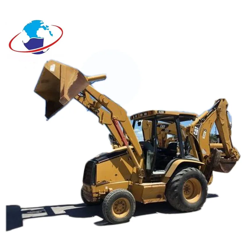 USA made used cheap Caterpillar backhoe loader 420D, CAT 420D retroescavator tlb loader in China