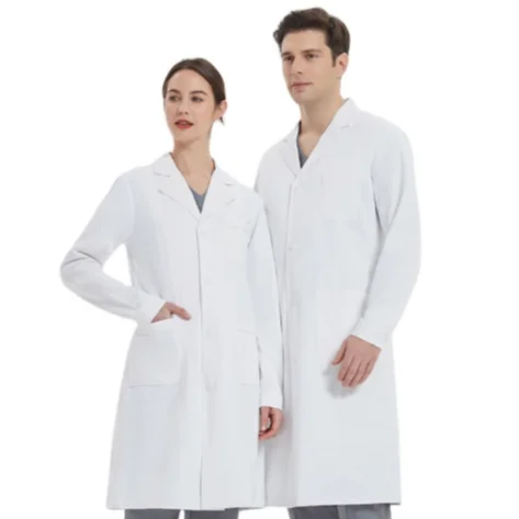 Doctor clothing long-sleeved short-sleeved doctor clothing college students chemical white coat nurse clothing