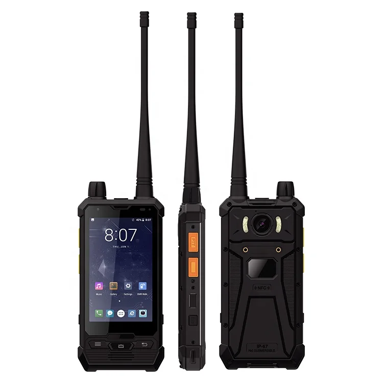  UNIWA P2 NFC IP67 водонепроницаемая кнопка SOS 5 Вт DMR двухсторонняя рация для профессионального