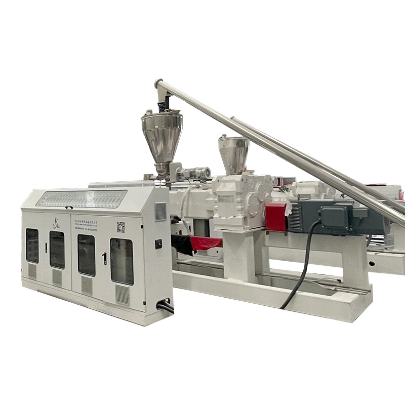 Машина для производства пластиковых ламинатов SPC, Экструзионная линия WPC SPC для пола, 2 слоя, производственная линия для ламината SPC