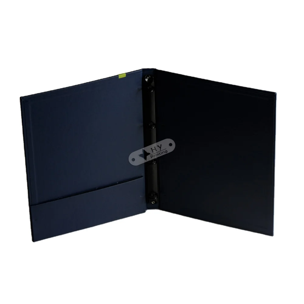 Factory wholesale custom logo cloth covered bound portfolio folder