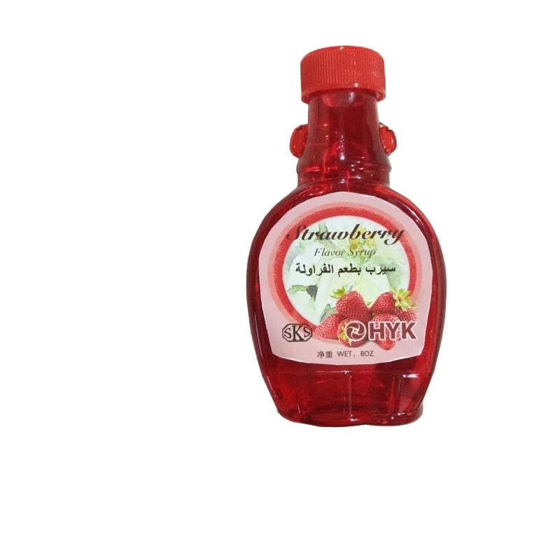 Клубничный простой сироп, домашний сироп для оладий, для кофе