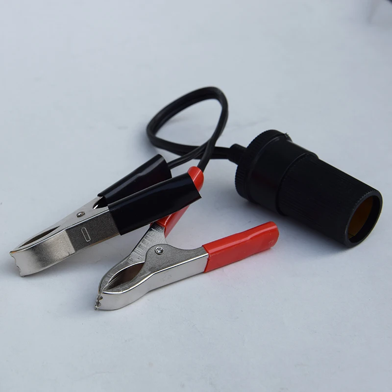 Double Cylinder Car Air Compressor Tire Pump Auto Air Inflator For Truck Or Motorcycle With LED Light