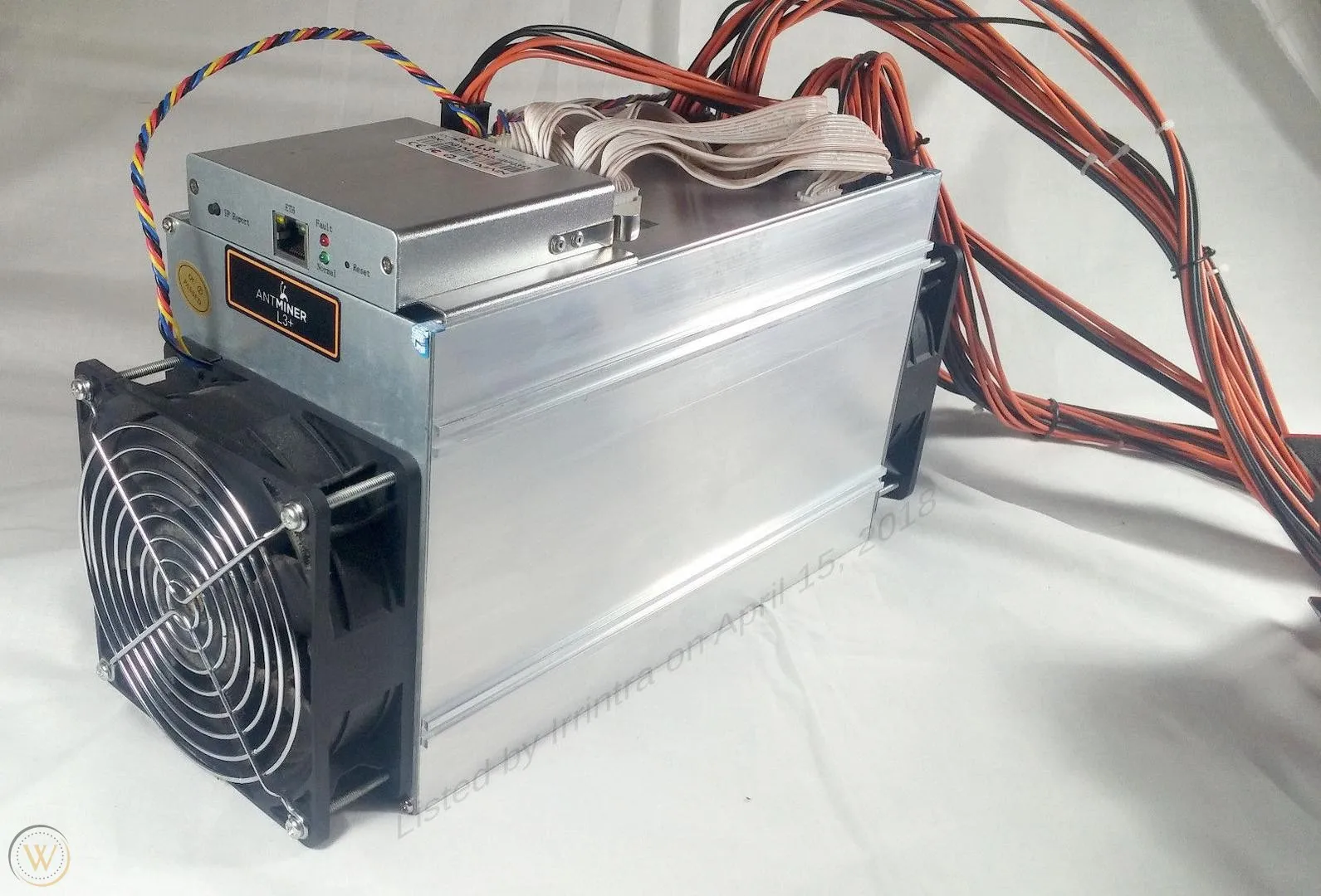  В наличии новый Antminer L3 + для litecoin с оригинальным блоком питания один год гарантии Майнер Asic биткоинов S19