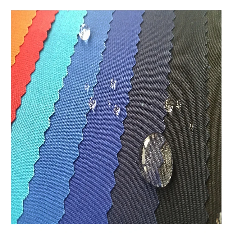 wholesale oekotex breathable TC waterproof spandex twill fabric for industry workwear