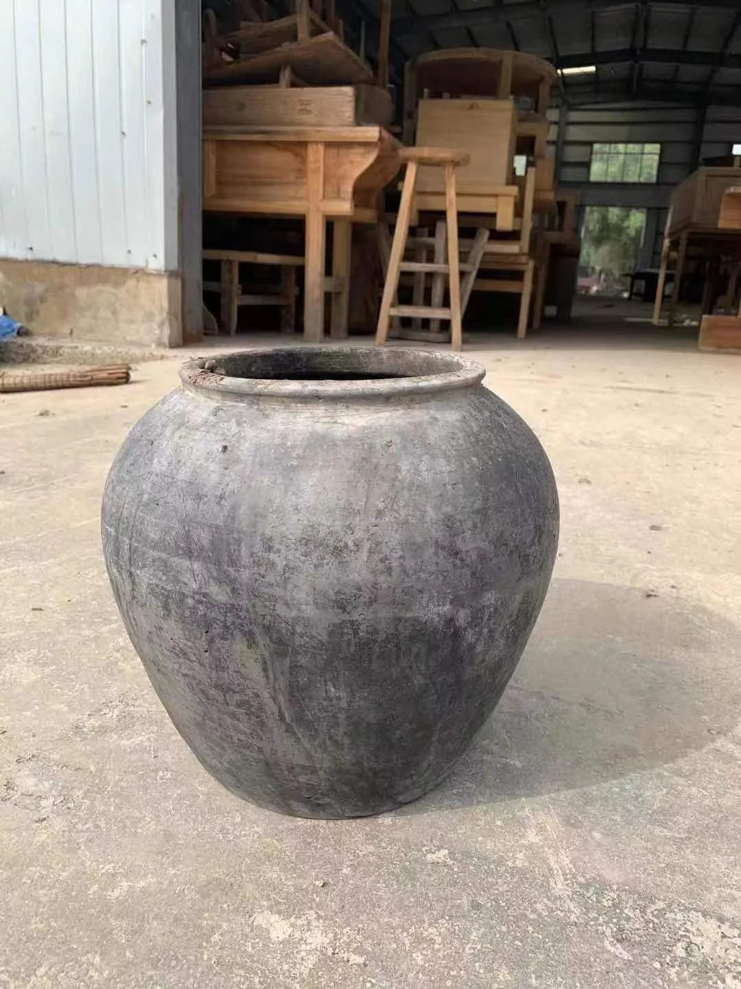 chinese retro vintage nordic handmade rustic pottery pots shabby chic home decoration antique ceramic terracotta salt vase