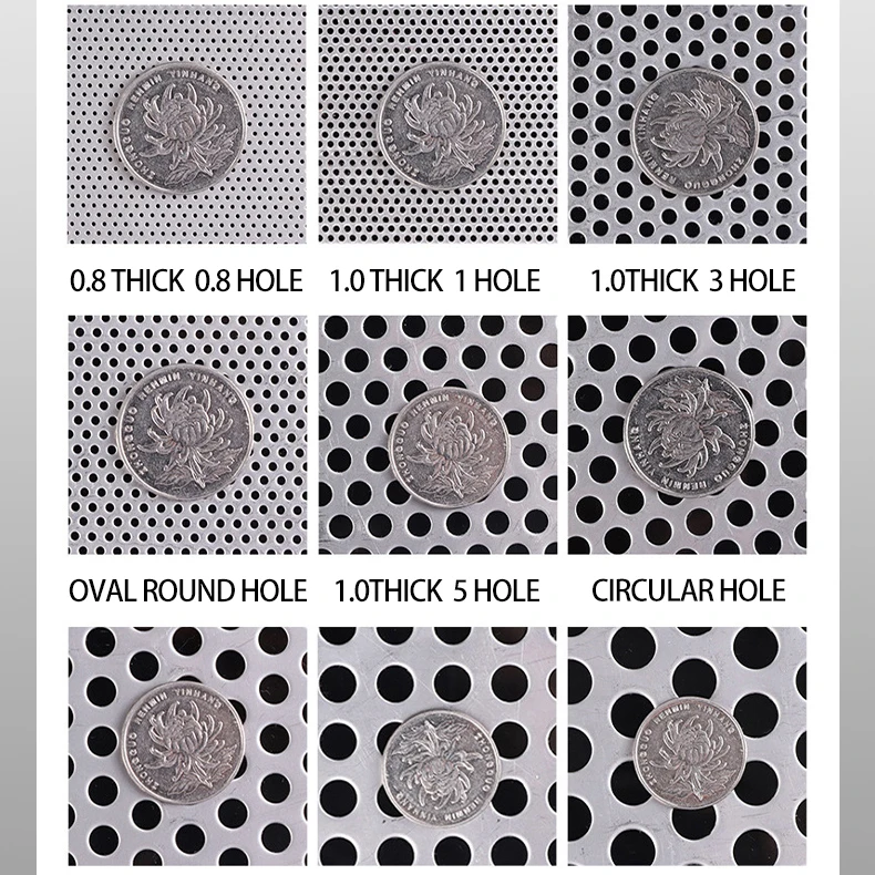 Micro Circle Hole Metal Panel Mesh Screen Factory Air Filter Perforated Sheet Decorative Perforated Metal Panel