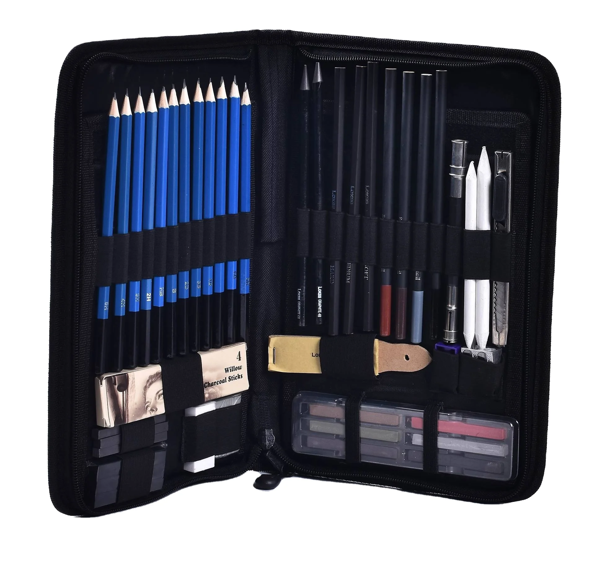 Cross-border sales 83 painting color lead sketch pencil set art professional painting supplies manufacturers direct sales