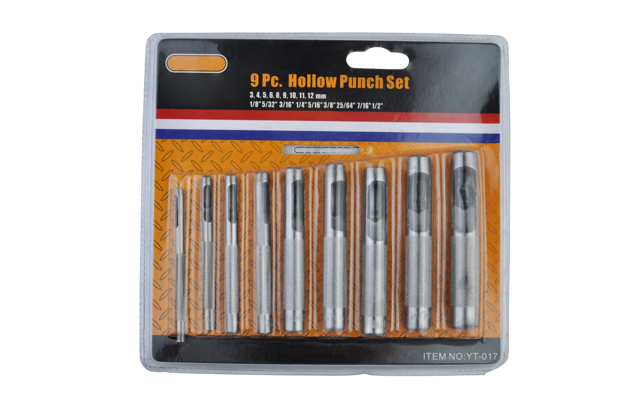 NBFLOURISH 5PCS set hollow hole punch set,leather hole cut, leather craft punch