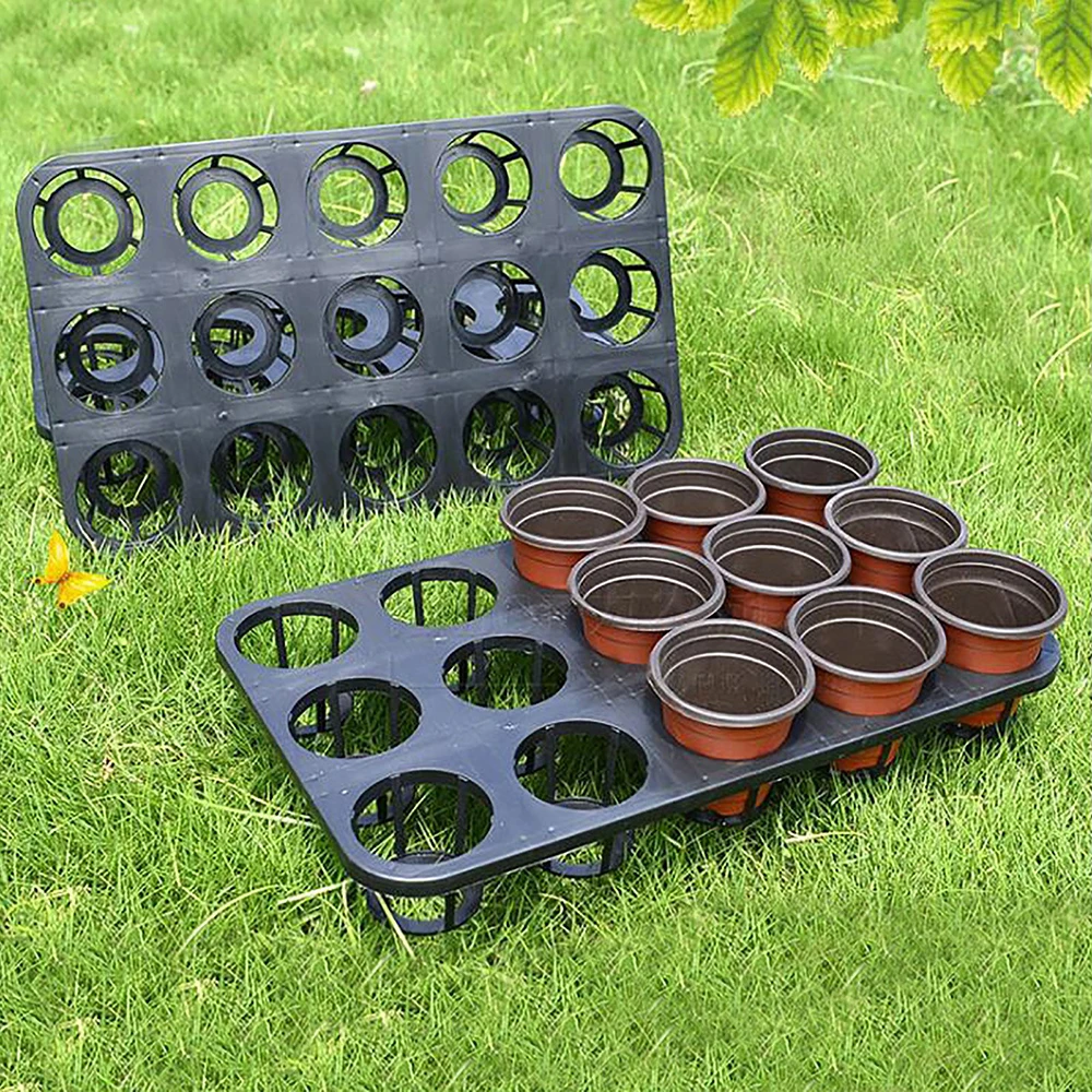 Plastic Seed Germination Plant Tray Flowerpot Holder Brackets Hydroponics Seedling Nursery Tray