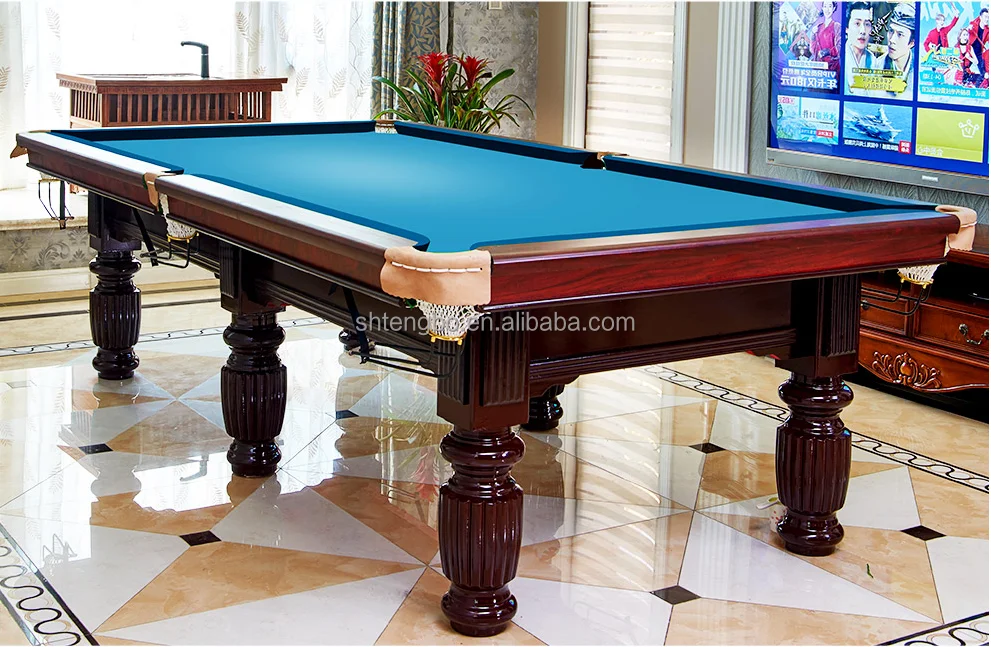 Solid wood slate billiard 8 ball pool table with cheap price for sale