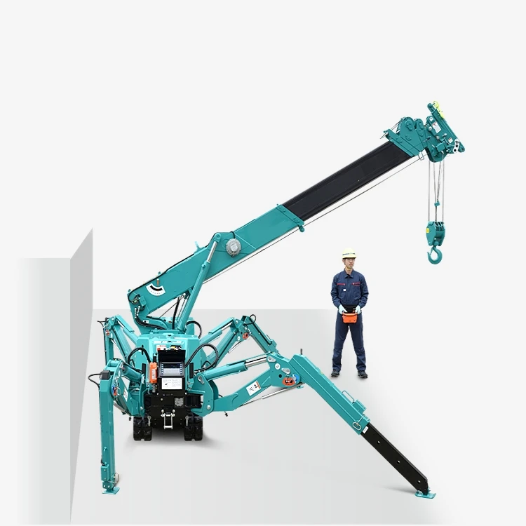Spider Crane Telescopic Boom Mini Crawler Mobile Crane mini crawler crane
