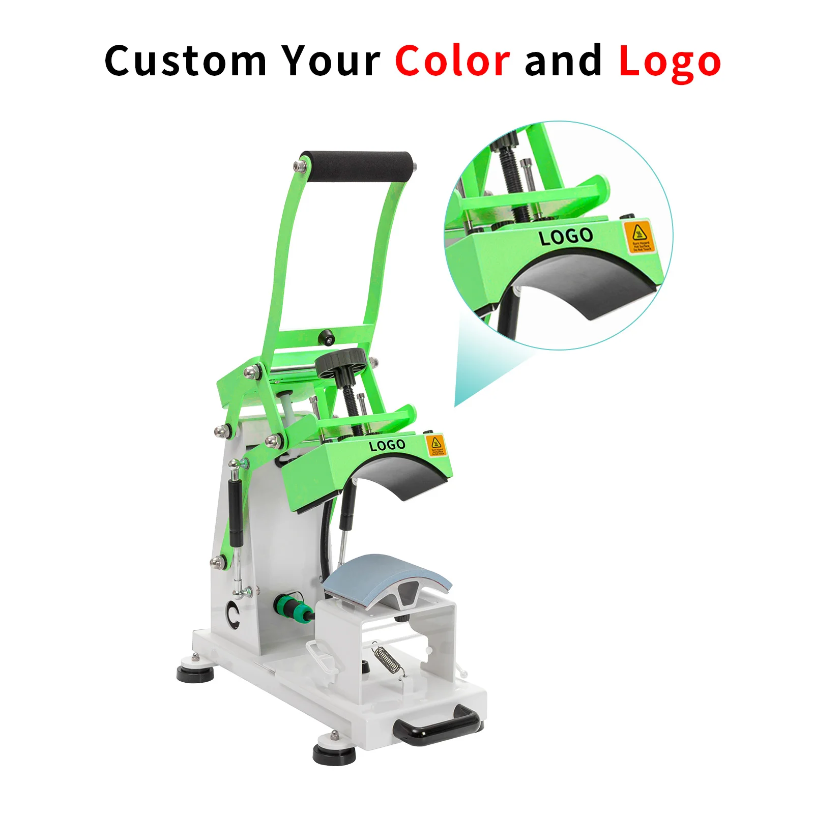 Custom Logo and Color Craft Easy Press OEM Sublimation Combo Transfer Heat Cap Hat Heat Press Machine for Hat