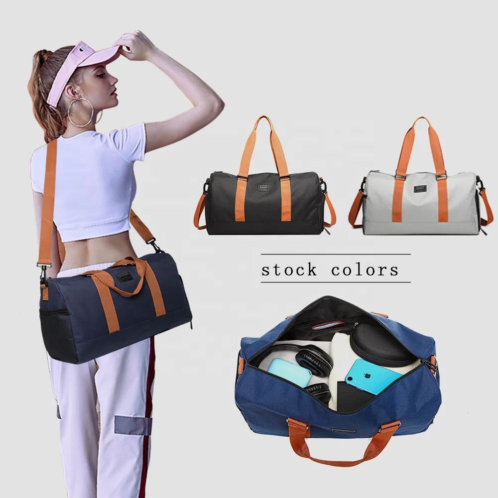 Tuguan new carry on bag shoe hidden compartment cheap weekend spend da night bag duffle