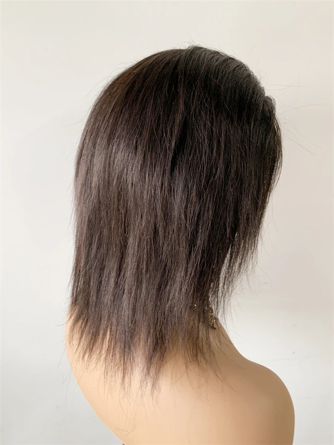 DX215 оптовая продажа remy natrual hd полностью кружевные замки однотонный микро Плетеный парик плетеный протез из человеческих волос вьетнамский