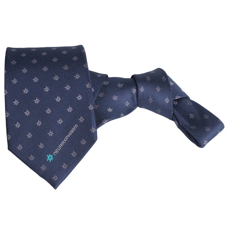 Silk Hot Selling Custom Logo Factory Premium Necktie Luxury Silk Woven Jacquard Branded Tie For Mens Suit Accessories