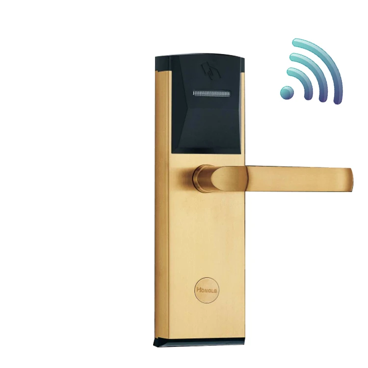 New Fashion Favorable Price Hot Sale Hotel Lock Wifi Rfid Card Electronic Keyless Smart Door Lock