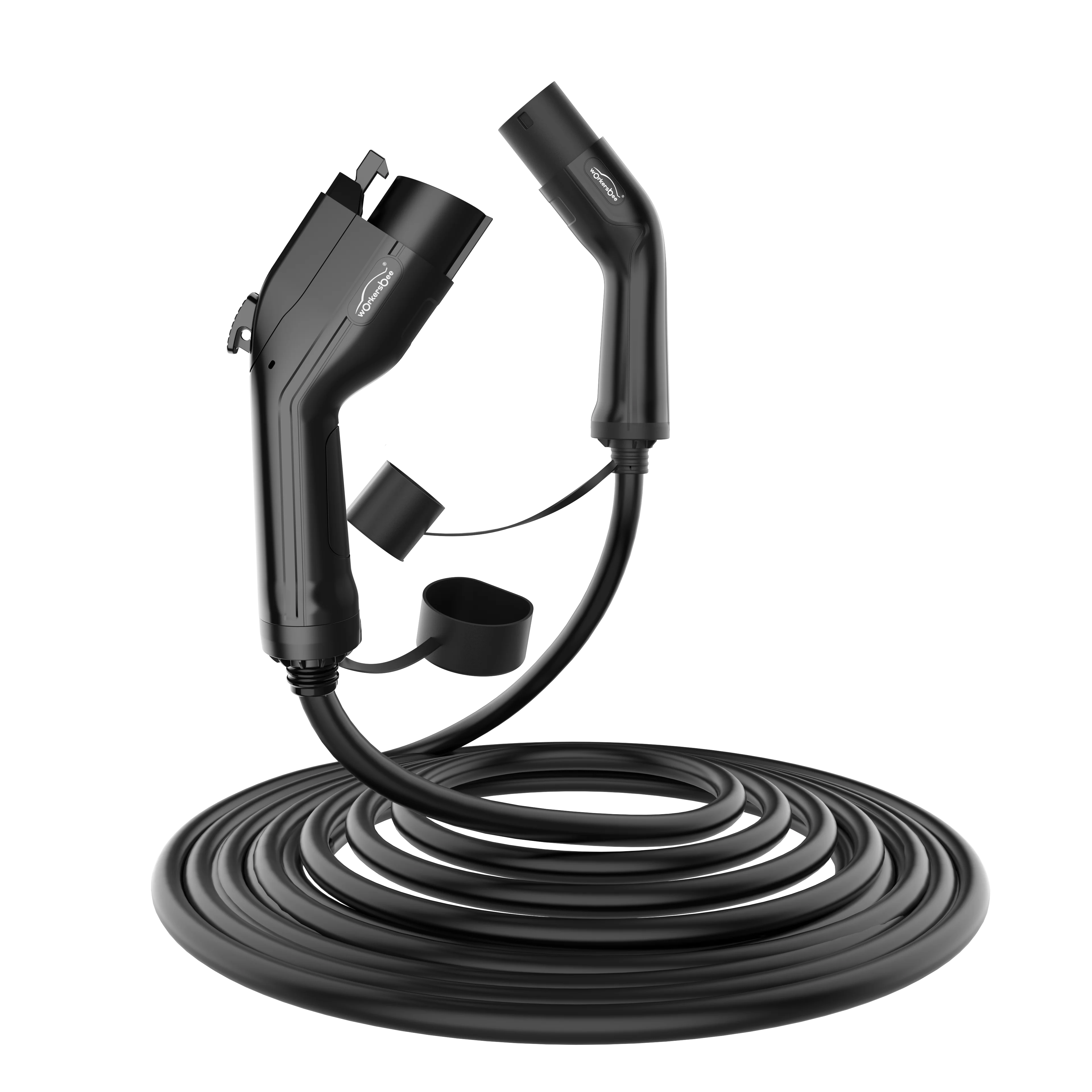Type 1 To Type 2  EV Charging Cable  16A  Three Phase  380V  11kw  EV Charging Adapter