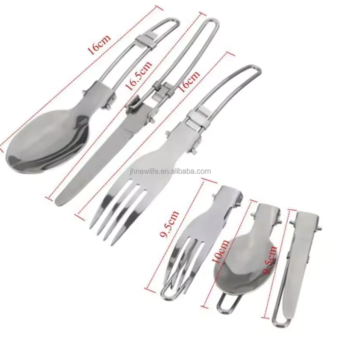 Aluminum Alloy &Stainless Steel &Titanium Pot Hanging Pot with Cover Folding Handle Camping Picnic Home Portable Cooking Pot