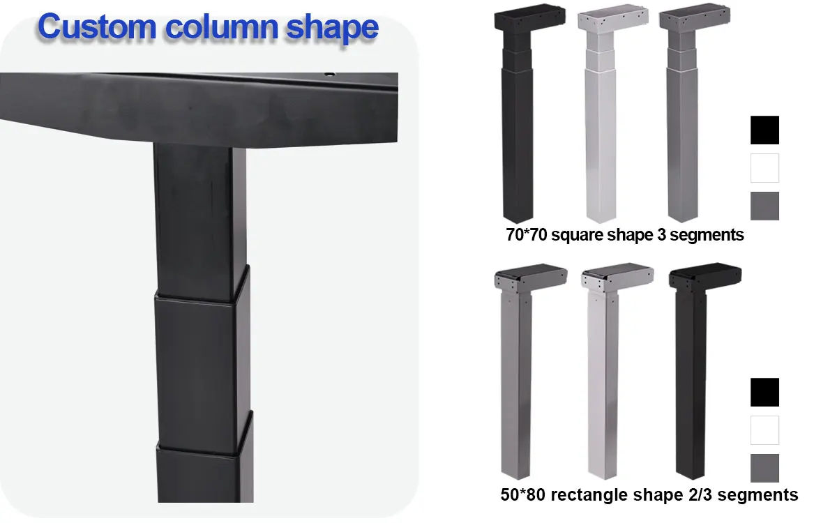Dual motor sit stand desk office furniture electric height adjustable lift table desk office height adjustable electric desk