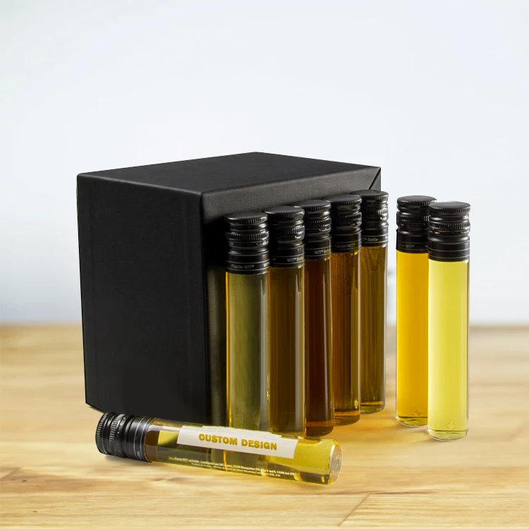 Customized 50ml 100 Ml Glass Vials High Borosilicate Test Tube Wine Bottle Glass Wine Bottle with Screw Lid