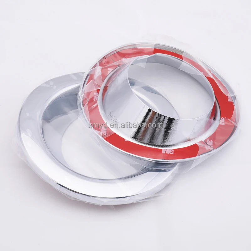 Factory Custom Car Parts ABS Plastic Car Front Fog Lamp Cover Chrome Car Light Frames