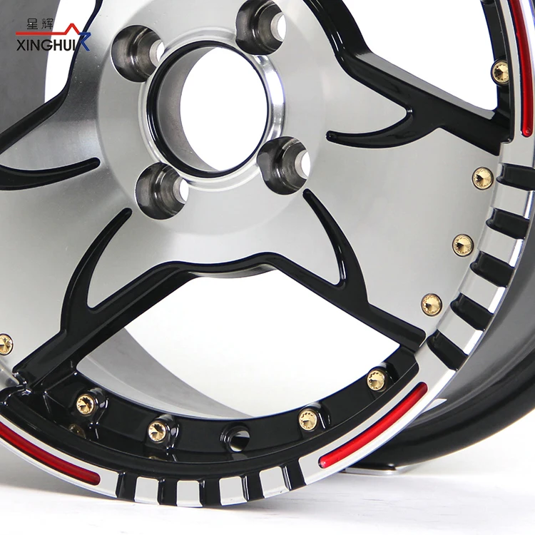 12/13/14 inch 4 holes ET 20 Xinghui Cheap factory Price Alloy wheel rim for sale