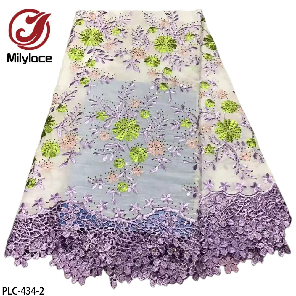 Wholesale Flower Design African 100% Cotton Lace Nigerian Guipure Cotton Lace Fabric