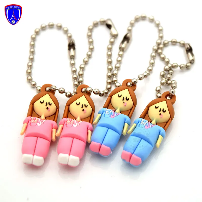 Mini Nurse Midwife Pvc Blister Opening Pvc Blister Pendant for Surgical Scissors Hanging Ornaments