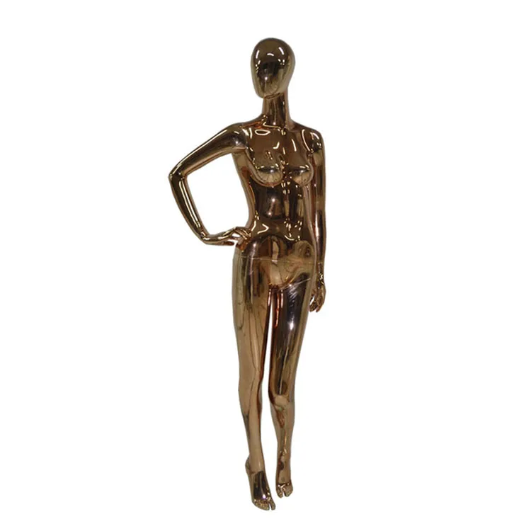 Window Display Fashion Female Rose Gold Mannequin Full Body From Meyshow Display Factory