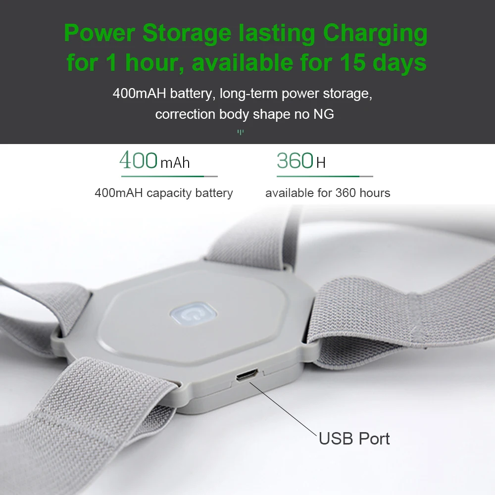 Adjustable Smart Posture Corrector Back Corset Belt Straightener Brace Shoulder Supports Vibration Lumbar Postura Adult Children
