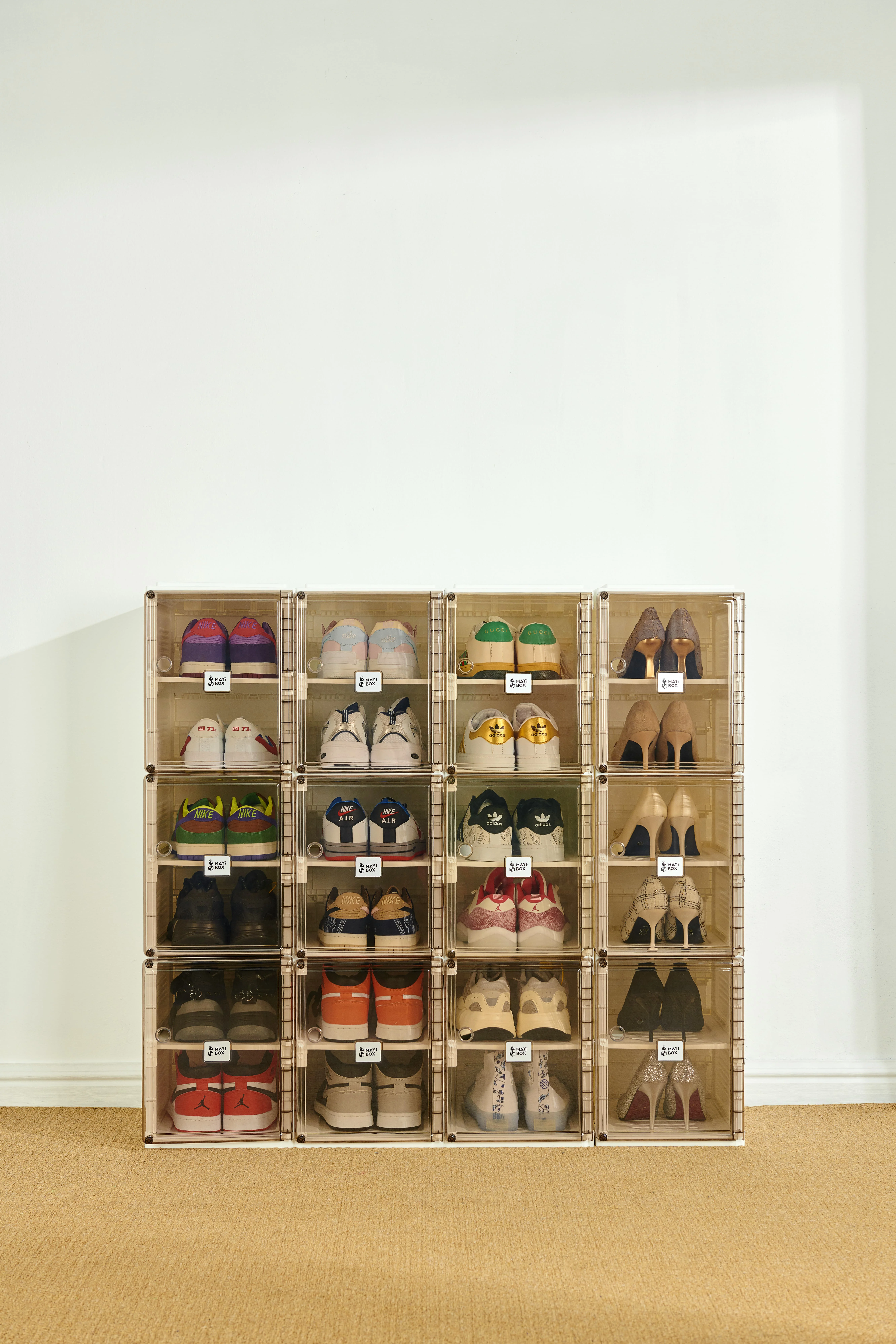 factory supply black corrugated shoe paper shipping box men fashion boxing shoes slide antbox shoe cabinet