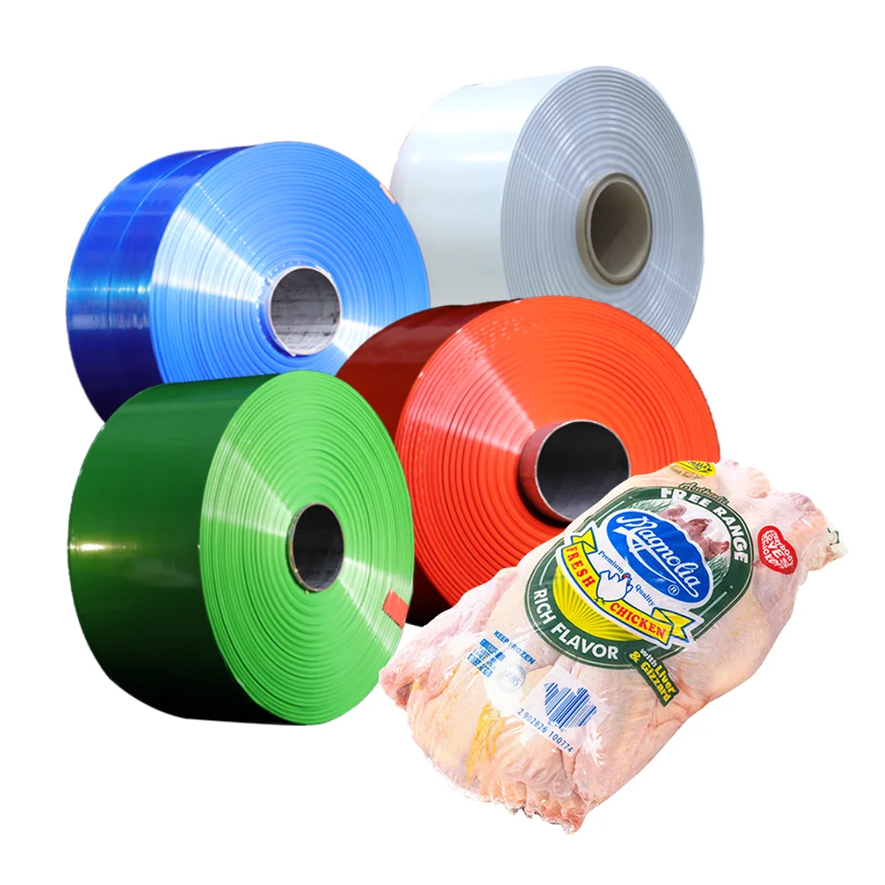 High barrier plastic shrink wrap packaging film rolls for tuna loin packaging