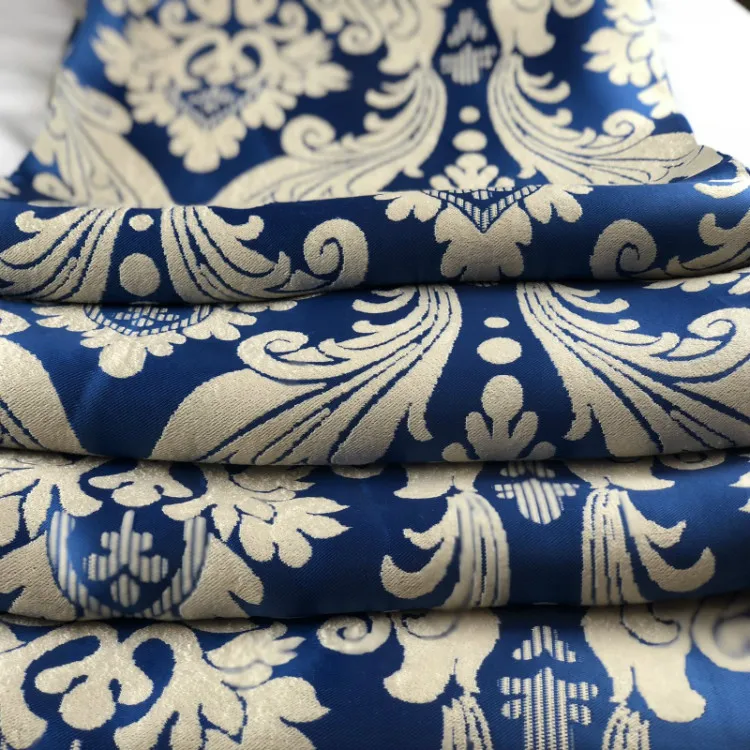 
China sale jacquard shading curtains fabric attractive style blackout fabrics for windows curtain livingroom bedroom 