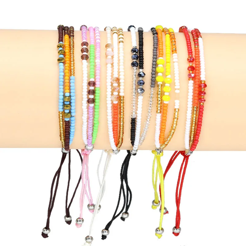 2024 Adjustable Knots Red Rope Bracelet Braided Macrame Knot Buddhist Tibetan Lucky Bracelet