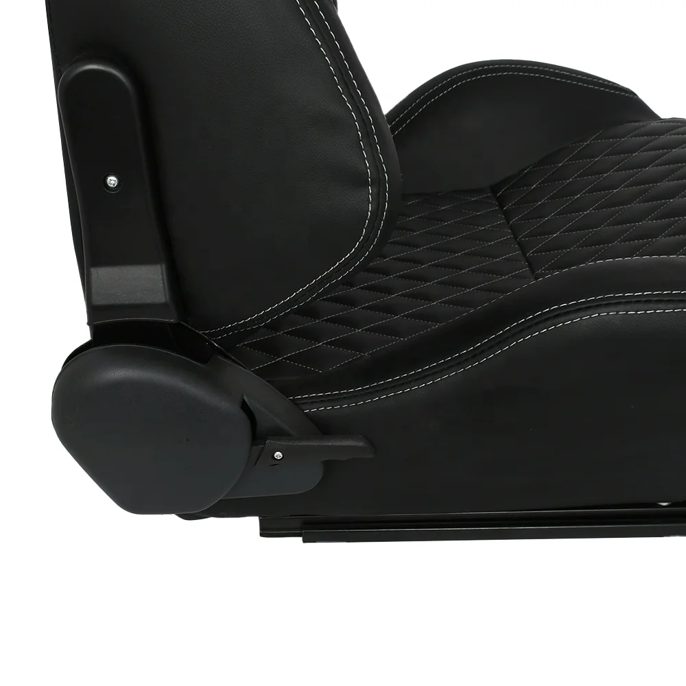 Racing seat fabric environmental protection carbon fiber PVC racing seat adult adjustable angle ATV racing seat