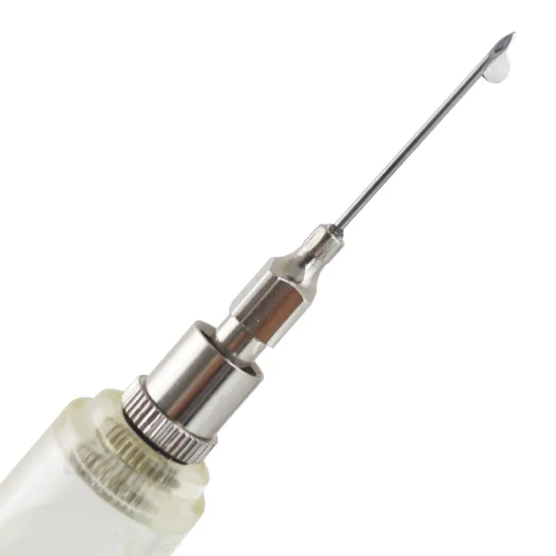 CE ISO Certification 10PCS Stainless Steel Metal Reusable 16g Vaccination Needle for Animal Pig Animal Chicken Livestock