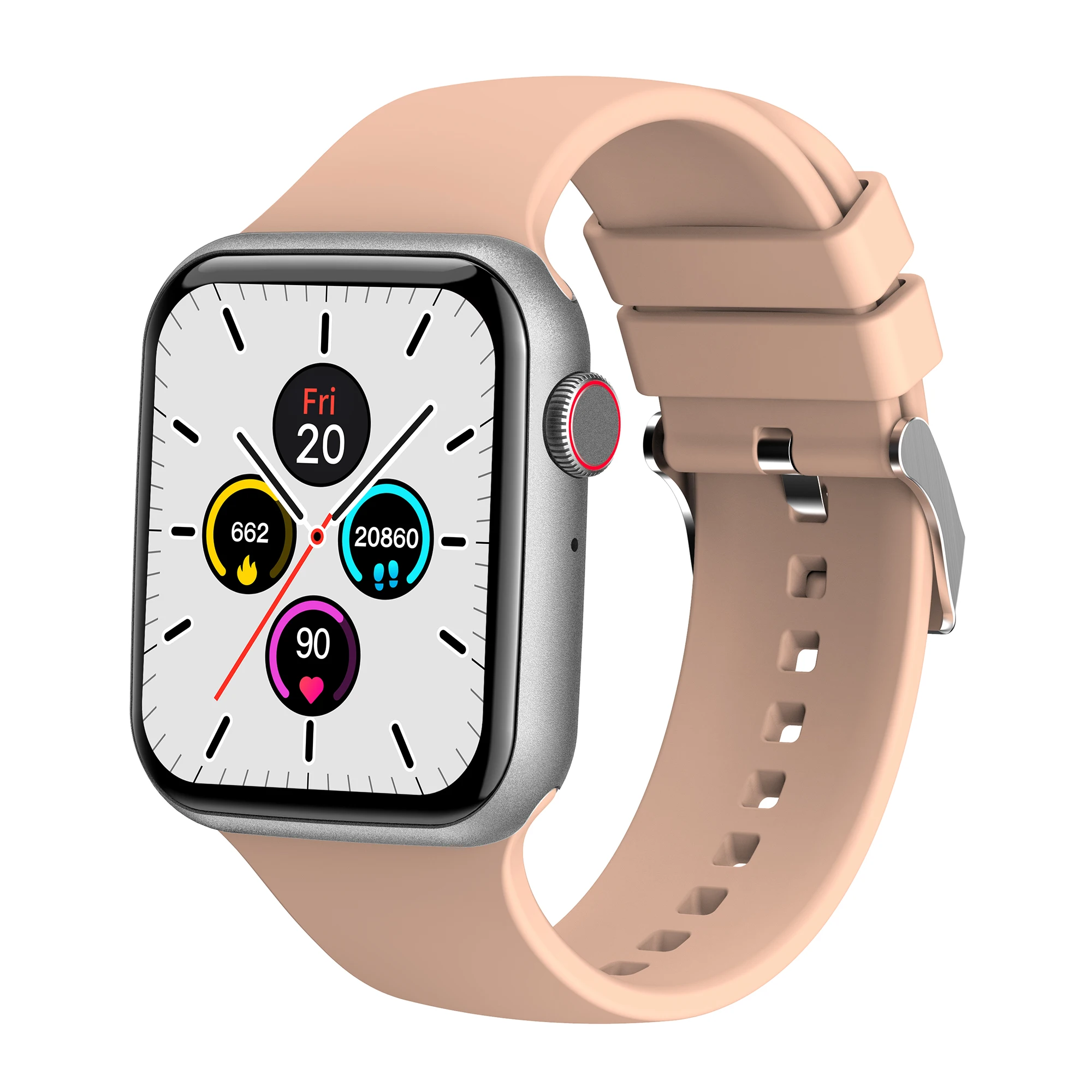 2022 Wholesale Elegant Smart Watch BT Calling Real Blood Oxygen Dynamic Heart Rate Monitor 1.69inch Screen Dafit Smartwatch W32