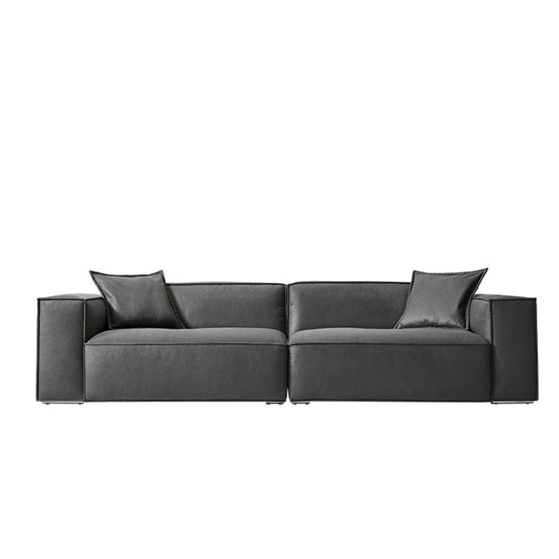 Fashion  design Leather Sofas Living Room Furniture Lounge Suite Genuine Leather Sofa Set