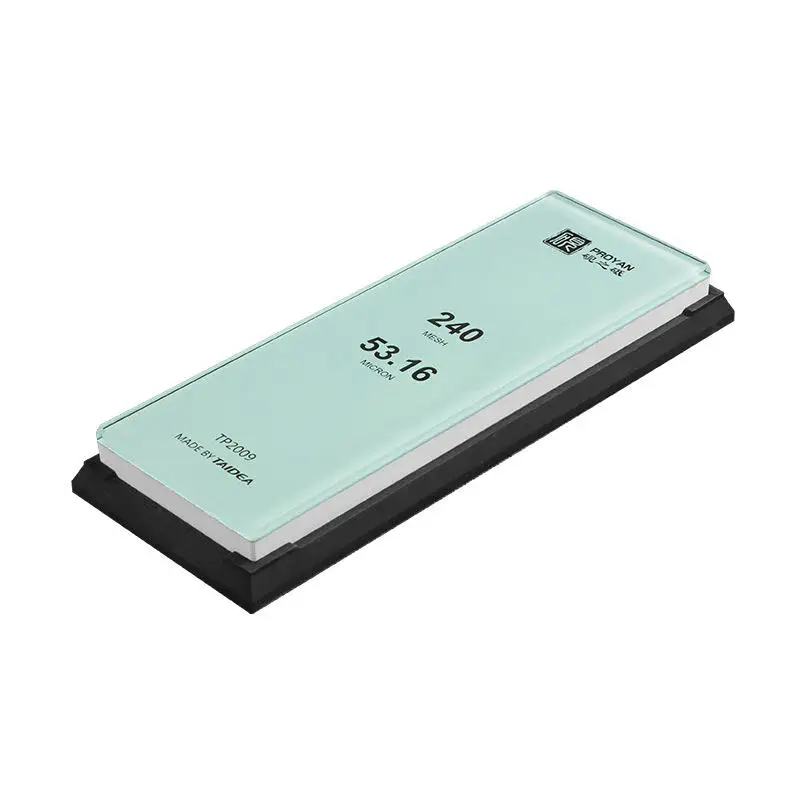 TAIDEA 4 In1 Single Side Premium White Corundum Kitchen Knife Scissors Sharpening Stone Sharpener Whetstone