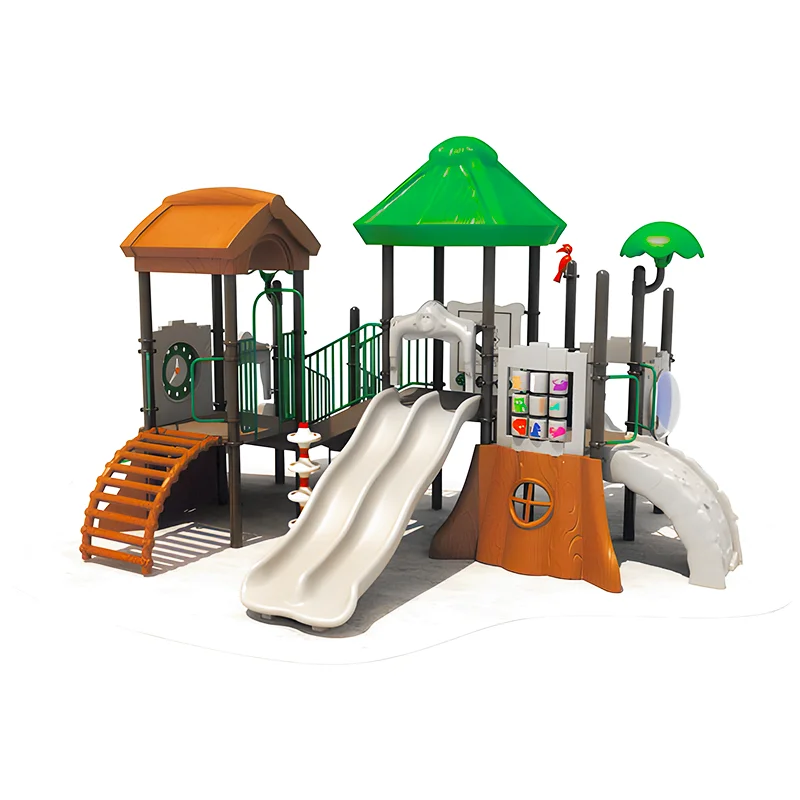 Custom Plastic Slide Kids Outdoor Jungle Gym Playhouse Kids Swing Set for Residential & Sports Park Fun Game Play Structure