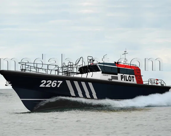 China 23m/75ft  High Speed Pilot Boat for sale Fiberglass work Boat government use
