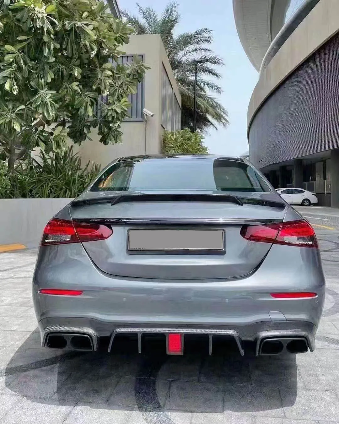 Carbon Fiber Rear Trunk Spoiler Wing for Mercedes Benz W213 E63 AMG 2021-2024