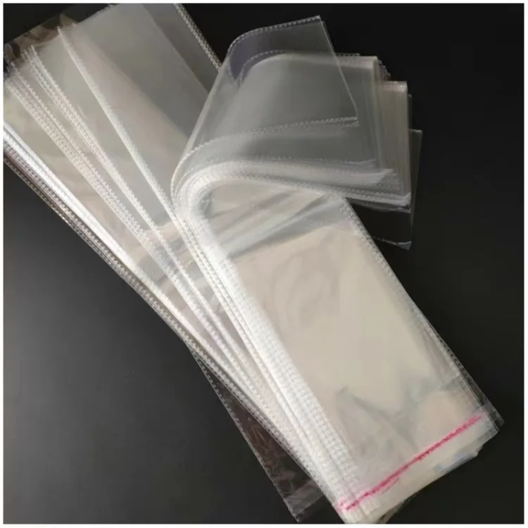 Manufacturer Offers Custom Size Clear Transparent PE Self-Adhesive Zipper Poly Bag for Clothing Storage