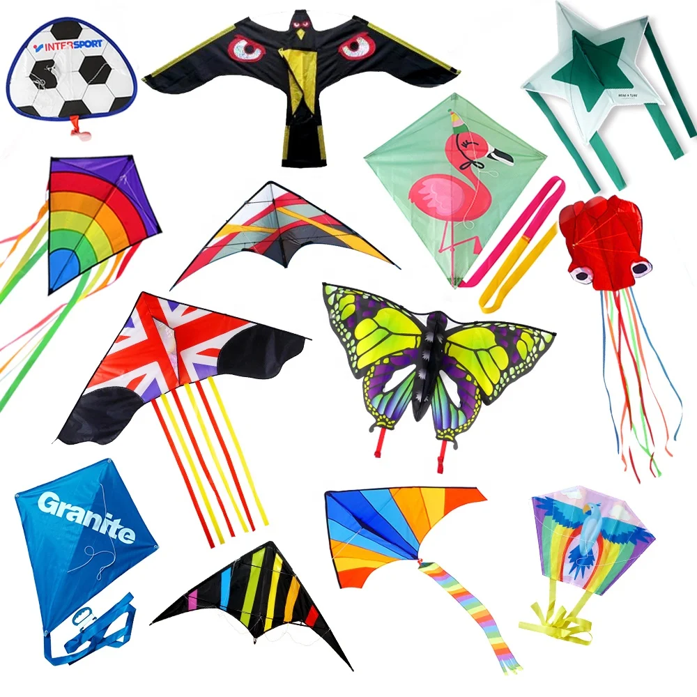 Hot Sale Easy Flying Kite for Kids Outdoor Toys Made of Fabric-Delta and Eagle Kite Designs Direct Wholesale from Manufacturer