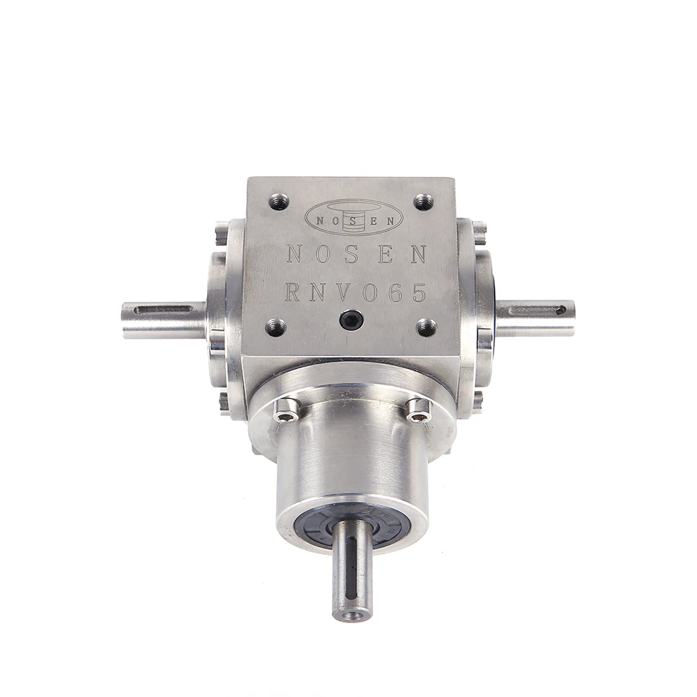Electric Mini Size 3 Way Spiral Bevel Gearbox With Cheap Price